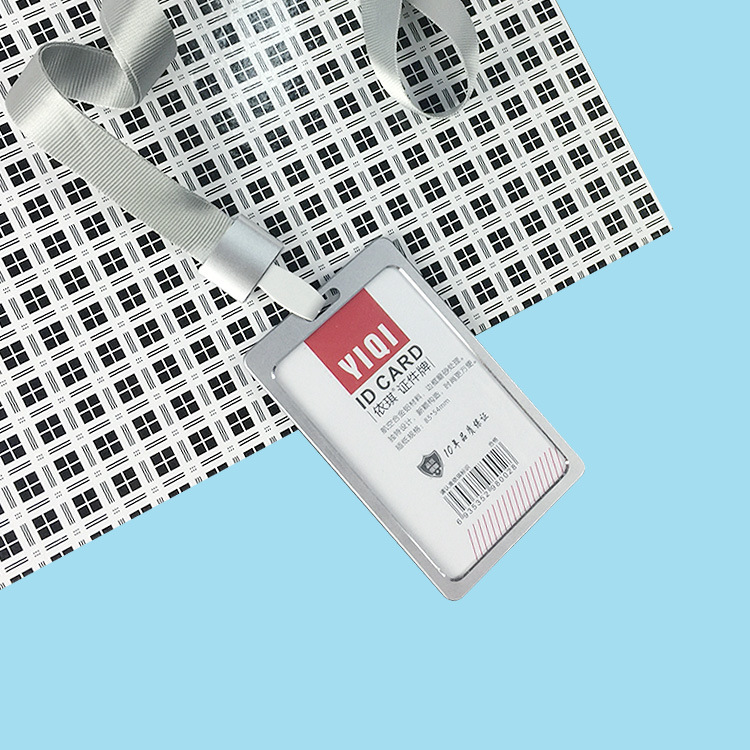 胸卡定制工作证件卡套挂绳厂牌双面透明学生证员工工作牌定做