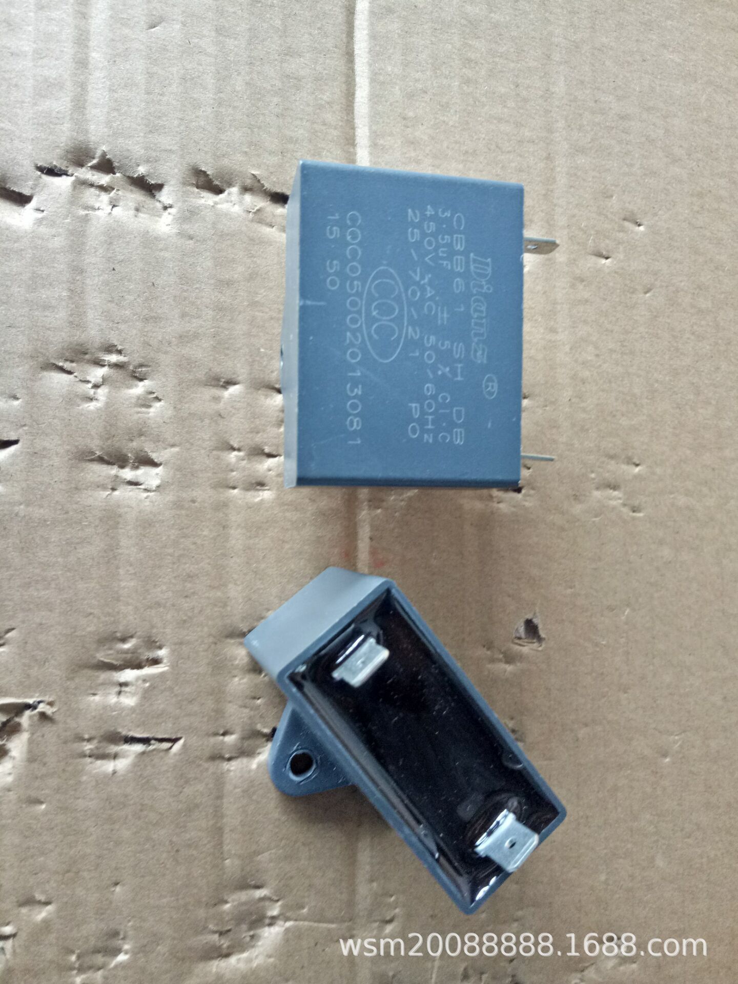 DIANZ CBB61 SH DB  3.5UF 3.5VF MF 450V AC 风机风扇启动电容器