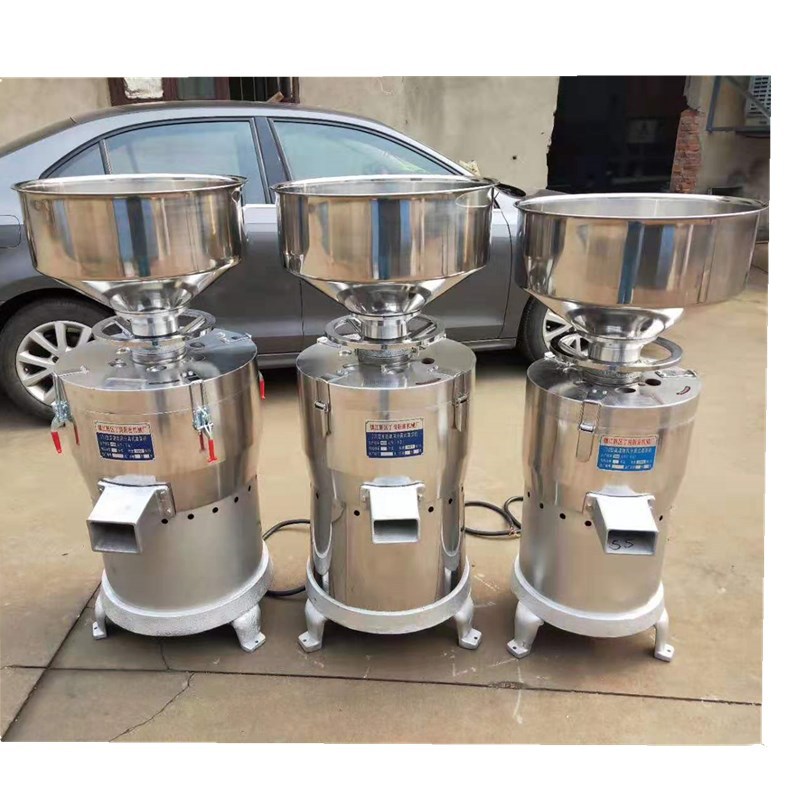 商用打花生酱机电动小型家用自动研磨机米浆米糕机不锈钢设备