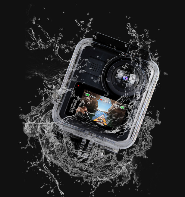 适用GoPro MAX 360度全景相机防水保护壳配件边框保护套厂家直销