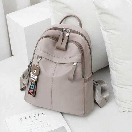 Backpack Women  New Korean Style Bag Oxford Cloth Large Capacity Fashion Student School Bag Black Backpack