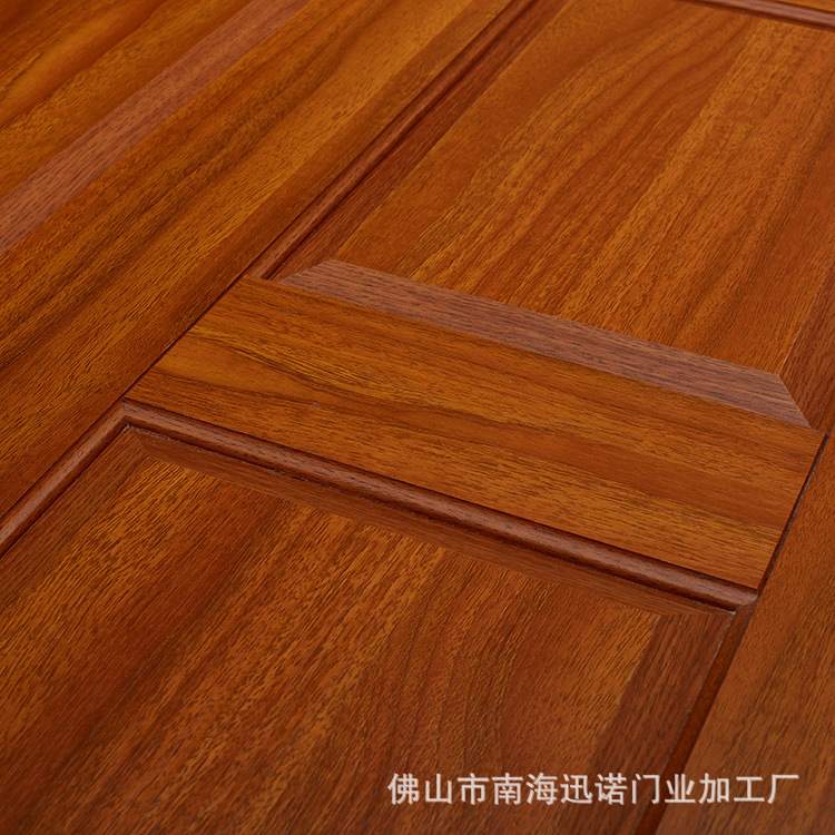 Puerta de madera interior de la industria de la puerta de Sunuo puerta de baño personalizada puerta de madera compuesta de madera de aluminio sin pintura puerta de madera muy estrecha