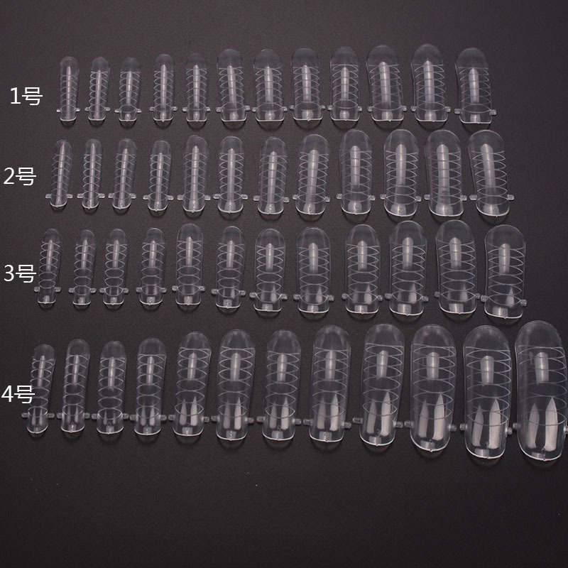 Transfronterizos para manicuras, lente de cristal de manicuras de fototerapia de extensión rápida, 120 piezas de lente de cristal de manicuras de manicuras de escala