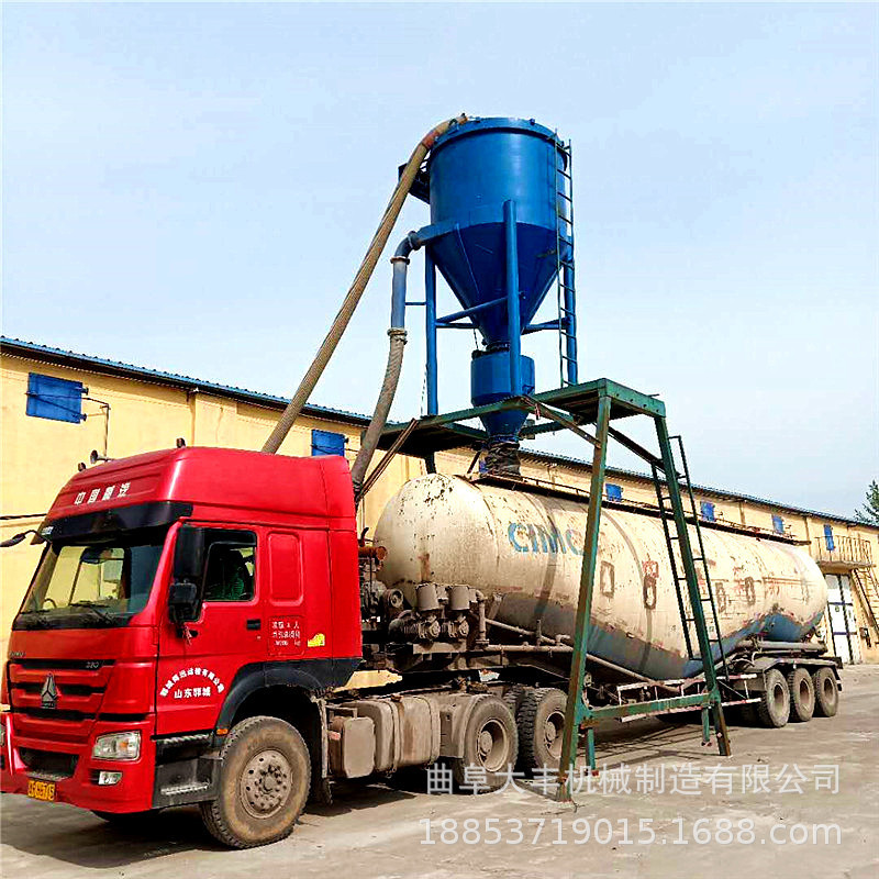 沈阳热电厂锅炉灰清理设备环保型自动吸料装车机矿石粉气力输送机