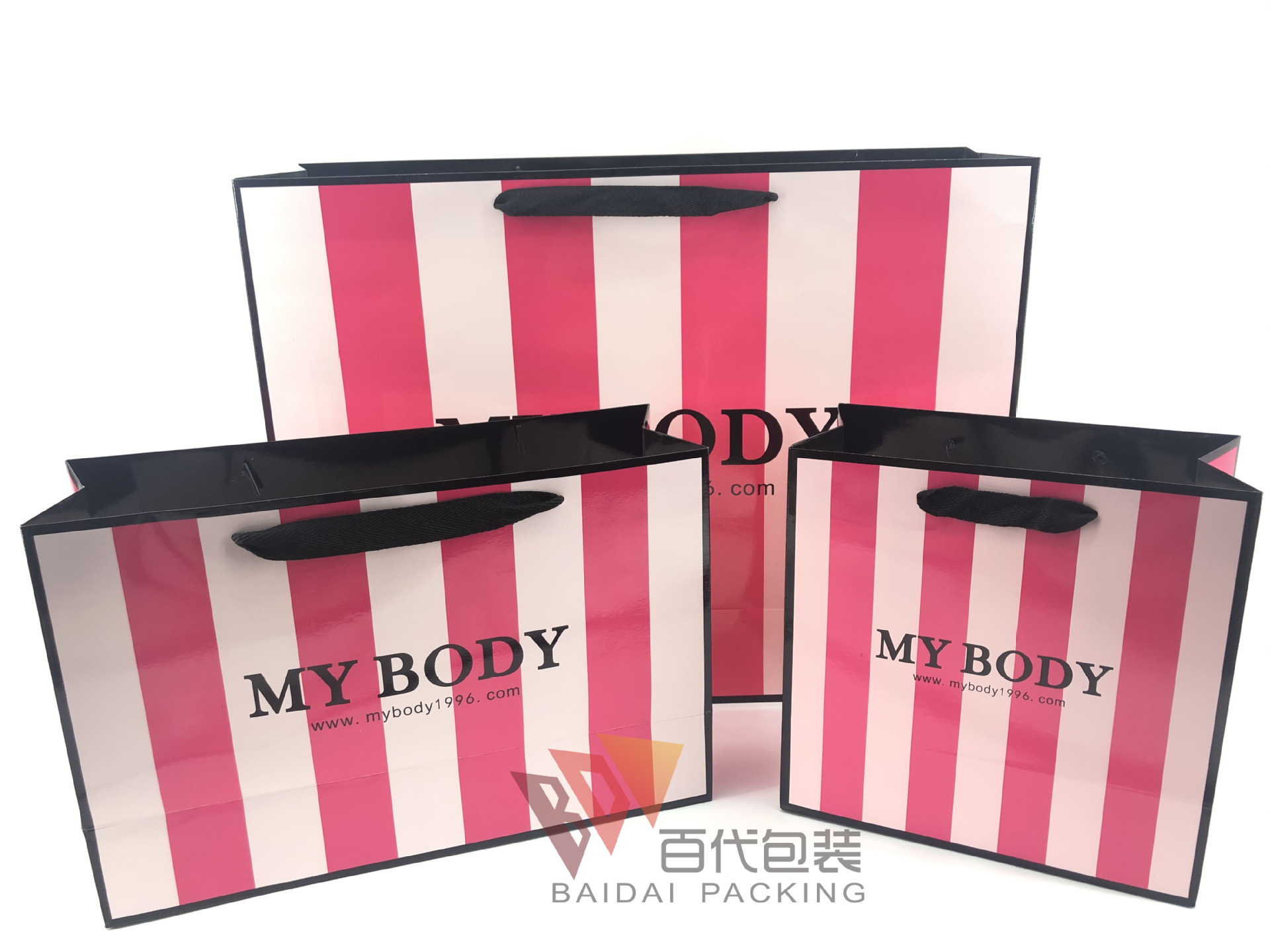 厂家礼品包装纸袋化妆品手提袋服装购物包装袋手提袋定做LOGO