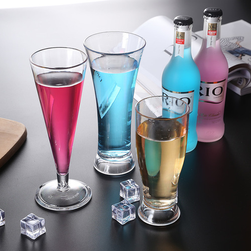 Acrylic cocktail cup, juice cup, red wine cup, foreign wine cup, goblet, bubble cup, champagne cup, manufacturer wholesale