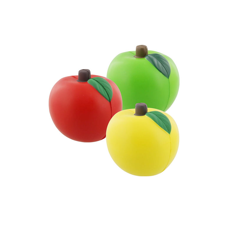 Apple, polyurethane toy, realistic squish, custom-made