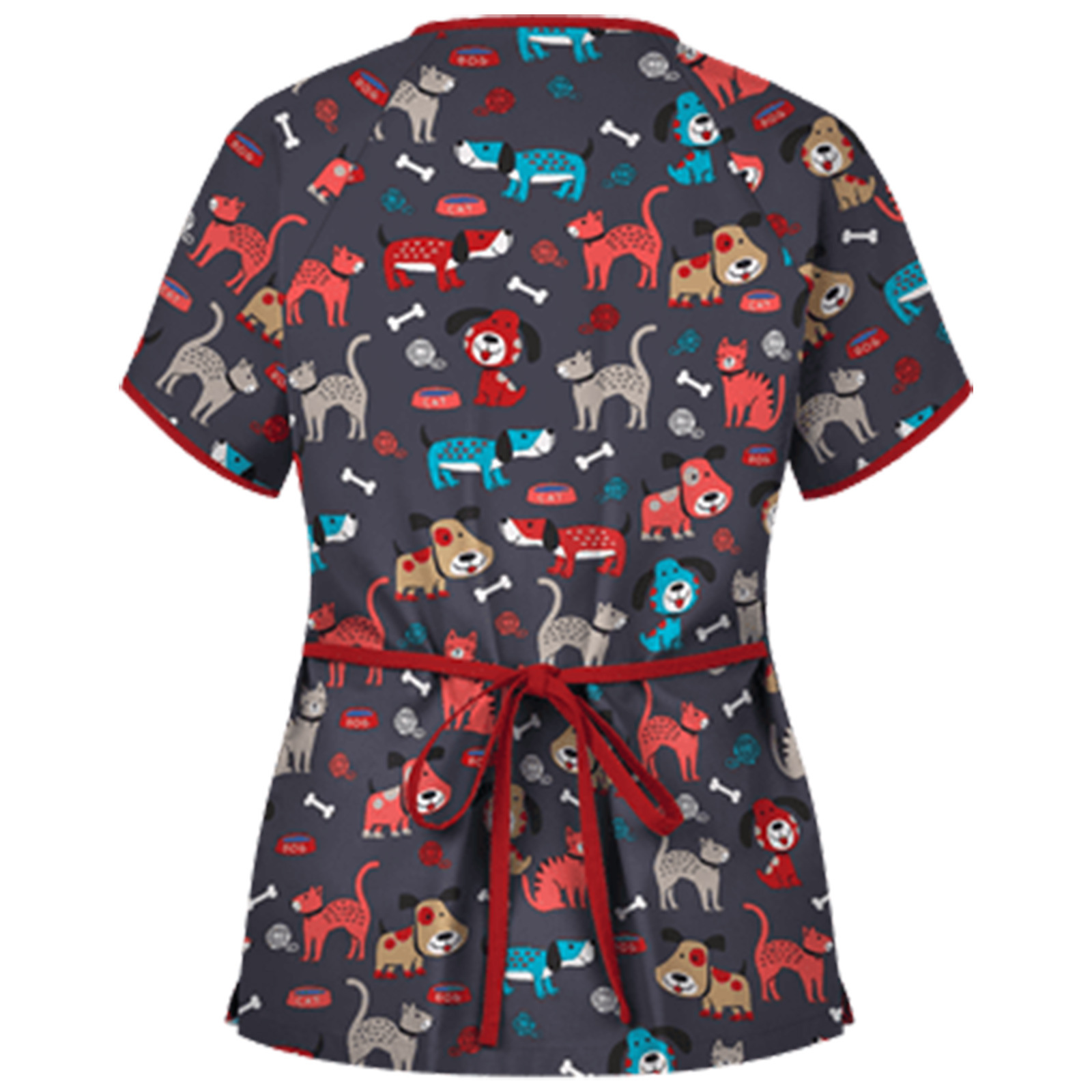Blouse femme JOSY rayé col V ceinture amovible