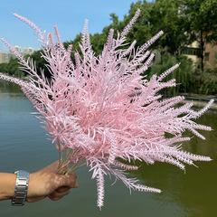 Fake flowers, artificial flowers, French romantic simulation 5-fork bunch lavender photo decoration props wholesale