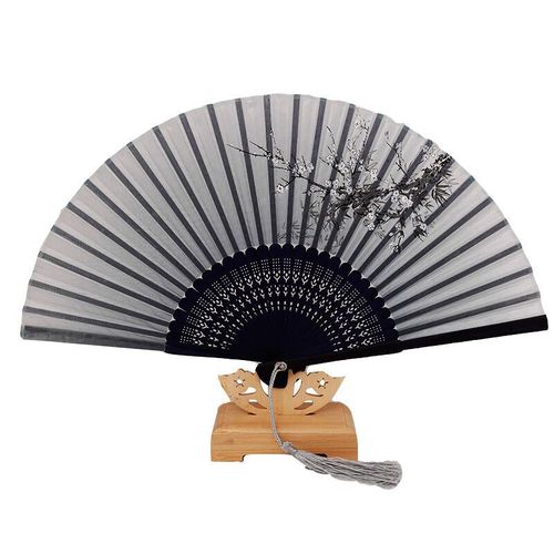 Chinese style classical dance floral fans for women chinese gift craft folding fan Hanfu fairy princess cosplay ladies folding fan