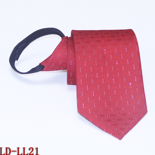 Men's zipper 8CM tie is easy to pull, knot-free for lazy people, formal wear, business group unit manufacturer wholesale