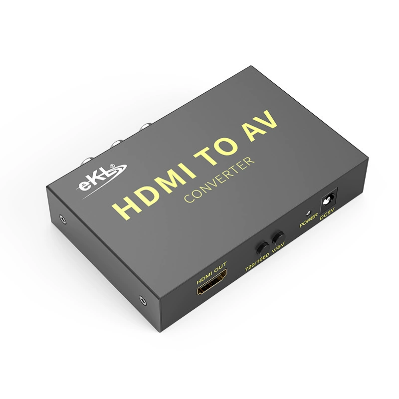 eKL -AVH s-видео и AV в конвертер HDMI импортированные чипы поддержка 1080p Официальный бренд