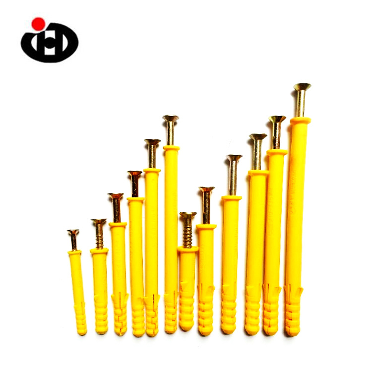 标准小黄鱼塑料胀塞膨胀管 尼龙膨胀螺丝 空心墙保温板用厂家销售