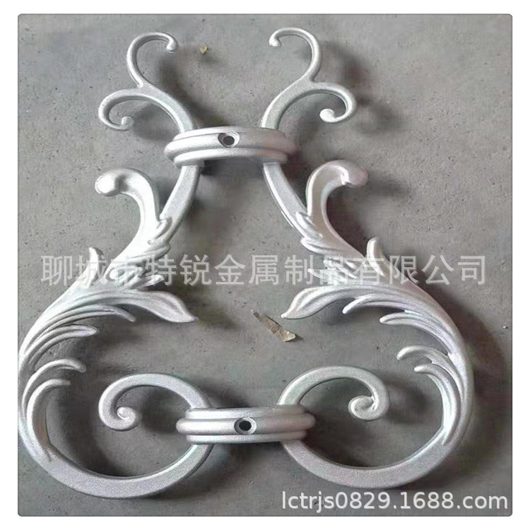 现货铸铁花铁艺边花 铸铁花铁艺配件 大门护栏铁艺牌坊配件