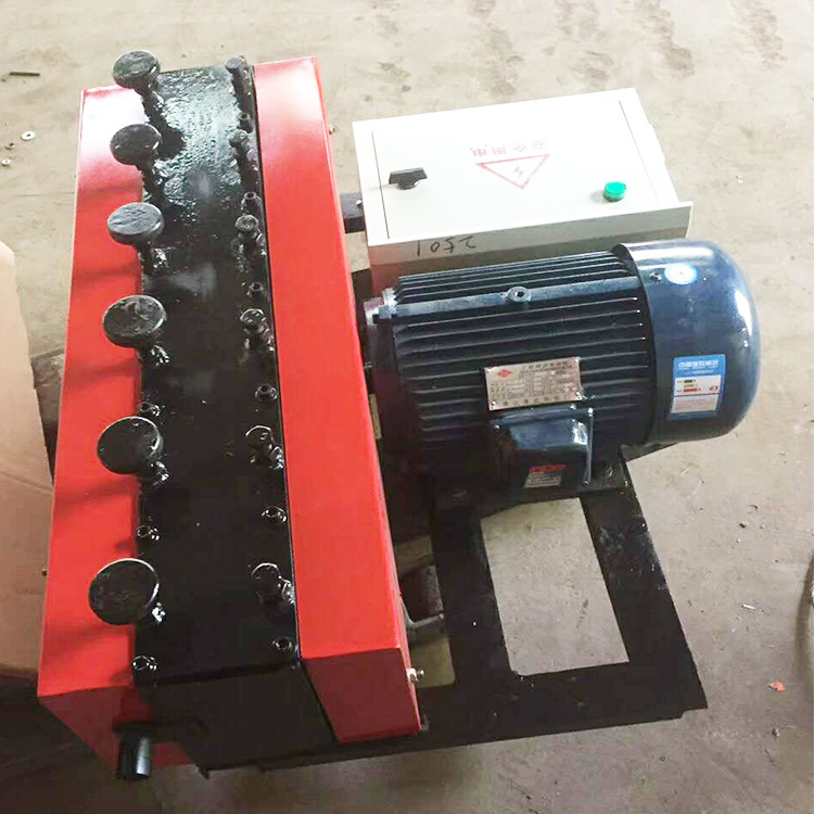 多组轮钢线穿束机 11kw钢绞线穿索机 变频器调速穿束机价格