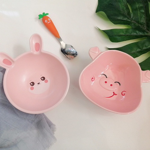 Wholesale ceramic pet dog bowls, cat bowls, radish rabbit bowls, dog food bowls, cat and dog supplies, teddy food bowls and rice bowls
