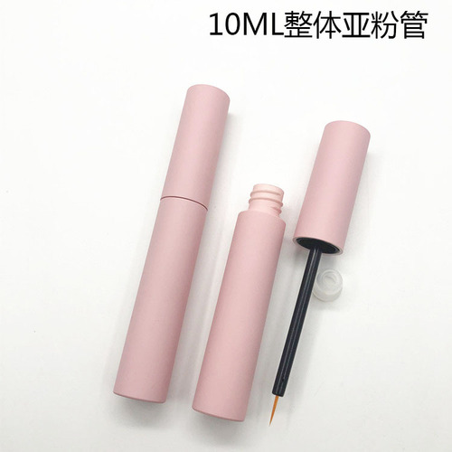 Factory direct sales pink overall sub-pink false eyelashes glue eyelash growth liquid empty tube lip glaze sub-bottling