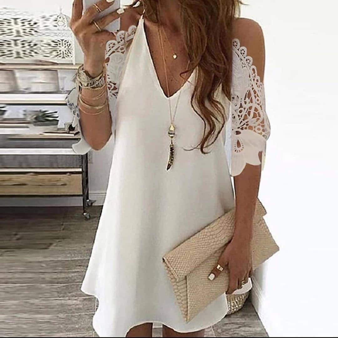 White Lace Dress