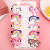 Hair accessory, children's cute hairgrip, fruit hairpins, card holder, set, no hair damage, Korean style