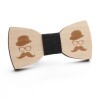 Wooden men's bow tie for elderly with bow, suitable for import