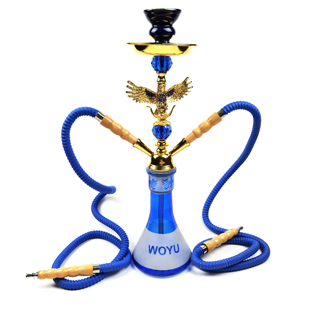 Wo Yu Hookah Cross border Source of goods bar Double Arab Hookah full set hot metal parts Smoke gun Tobacco paste