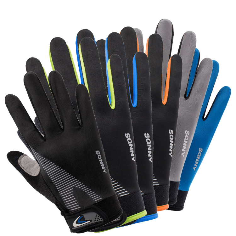Riding glove Go fishing sports outdoors motion Touch screen Thin section Borneol Sunscreen Ride a bike non-slip goods in stock wholesale
