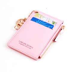 SEONYU Korean style short cute card holder coin bag zipper card holder coin purse foreign trade new style