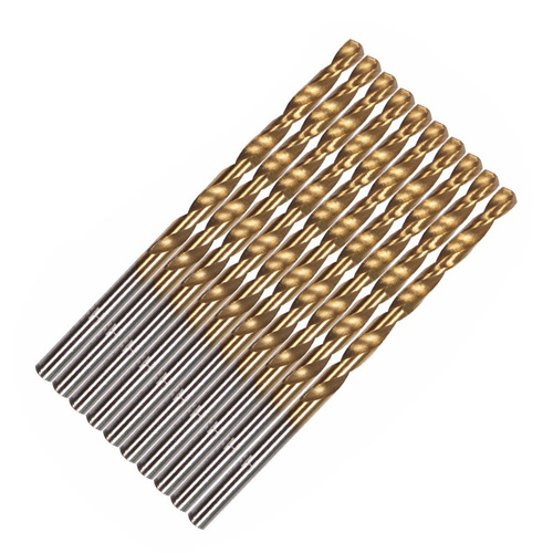 50pc titanium plated twist drill bit set high speed steel wood drilling drill bit wholesale tool straight handle woodworking twist drill