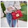 Shoulder bag, trend lock, one-shoulder bag, crocodile print, 2020, wholesale