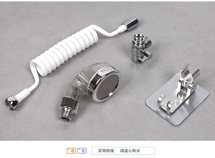 Hair salon faucet, external shower head, bathroom handheld pressurized telescopic extension small nozzle set, hair washing wonder undefined