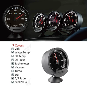 GReddi Sirius cross-border explosions 74mm colorful car modified instrument with sensor