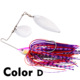 Metal Spinner Baits Spinner Jig Fresh Water Bass Trout Pike Swimbait Tackle Gear
