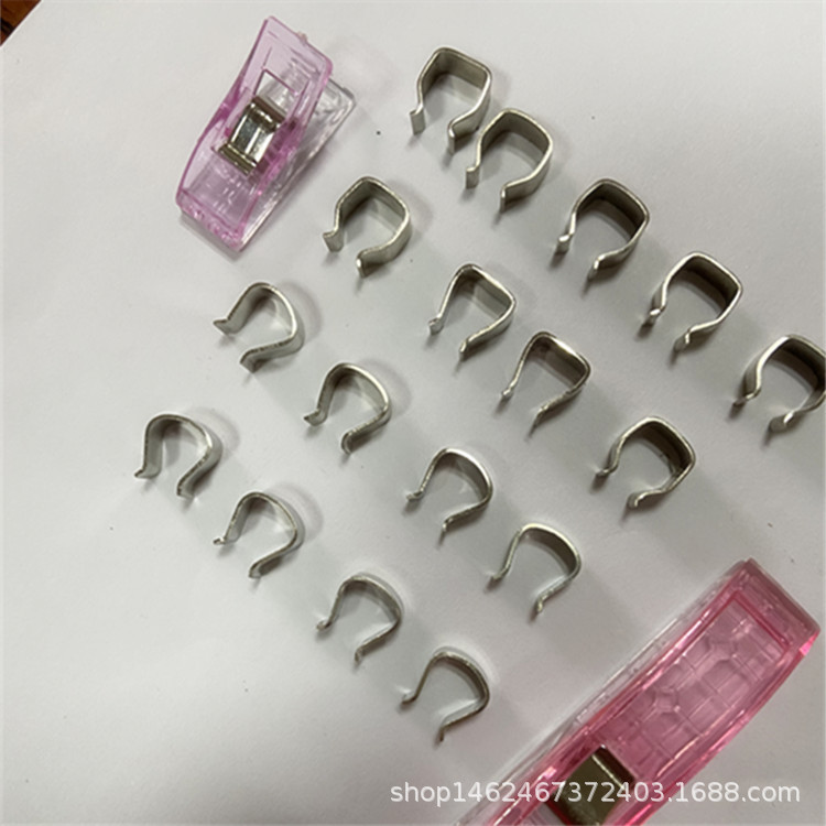 斧头夹配件弹簧 长尾夹配件 弹簧片 弹簧夹子 缝纫包边夹 铁夹