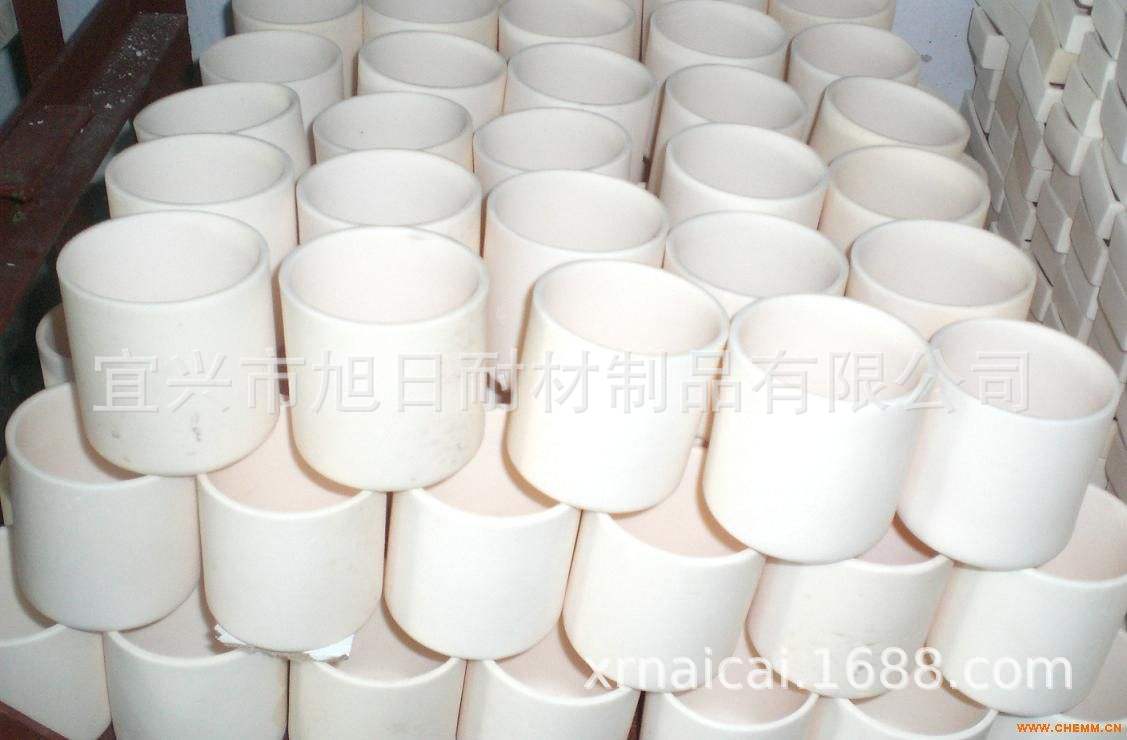厂家批发高温刚玉坩埚 刚玉莫来石坩埚 圆柱形刚玉坩埚刚玉匣钵