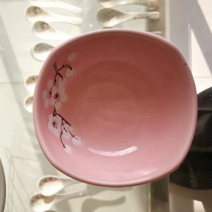 Ceramic vinegar plate snack disc 3.6 inch Han disc snack disc tableware dish