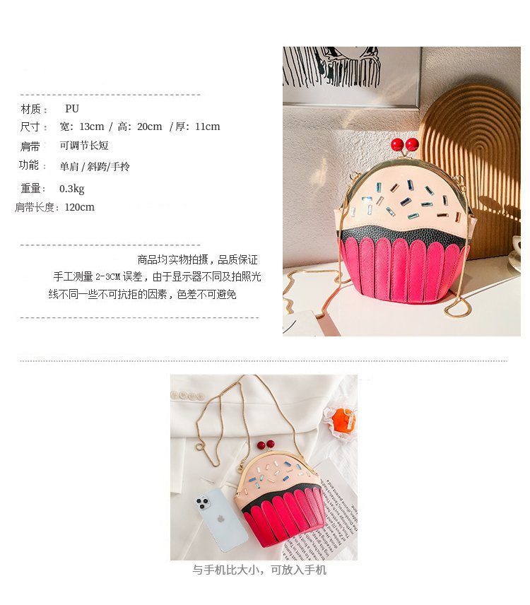 Small Pu Leather Bucket Bag display picture 15