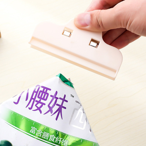 Sealing clip kitchen snack sealing clip strong food bag clip plastic bag sealer moisture-proof fresh-keeping sealer