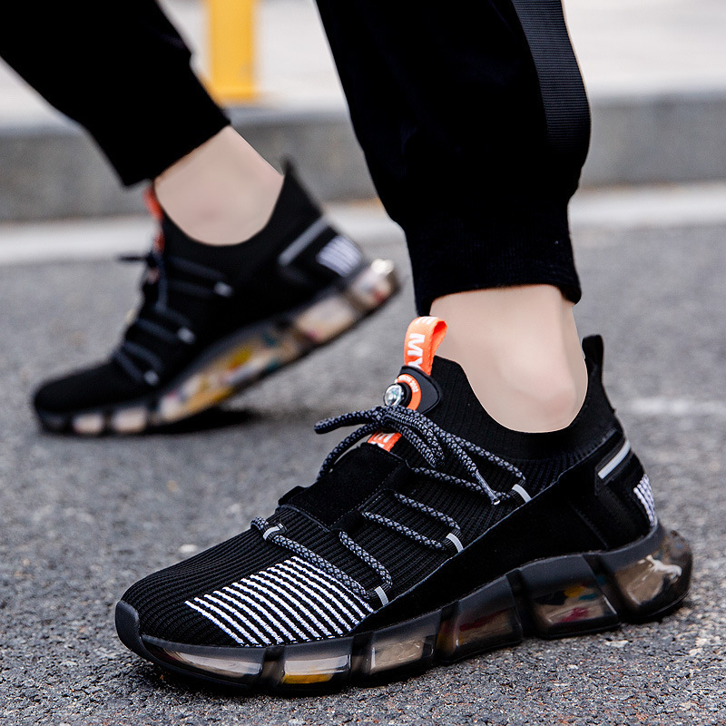 鞋子男爆米花男鞋夏季透气椰子网面运动鞋2020老爹鞋跑步百搭潮鞋