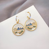 Design advanced earrings, Chinese style, 2024 years, high-quality style