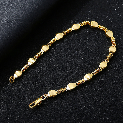 European and American jewelry bracelets and necklaces, 18K gold light luxury jewelry accessories, fashionable and simple new styles