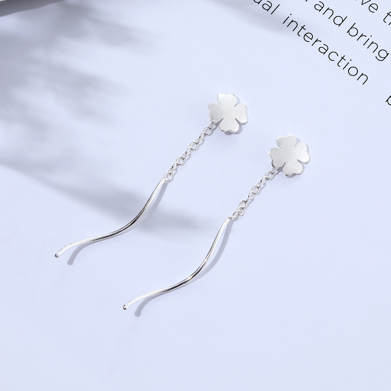 4g Weight 925 Sterling Silver Ear Needle Material Ear line Classification 1 Pair Quantity Holiday, Daily Occasion 925 Sterling Silver Material Geometric, Star, Heart Shape Pattern Women's Gender Casual, Simple Style Style 1 Pair 925 Sterling Silver Geometric Star Heart Shape Ear Line 27