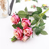 New product Spot Long Zhi Rose Rose Simulation Flower Flower Wedding Decoration Fake Flower High Simulation Silk Rose