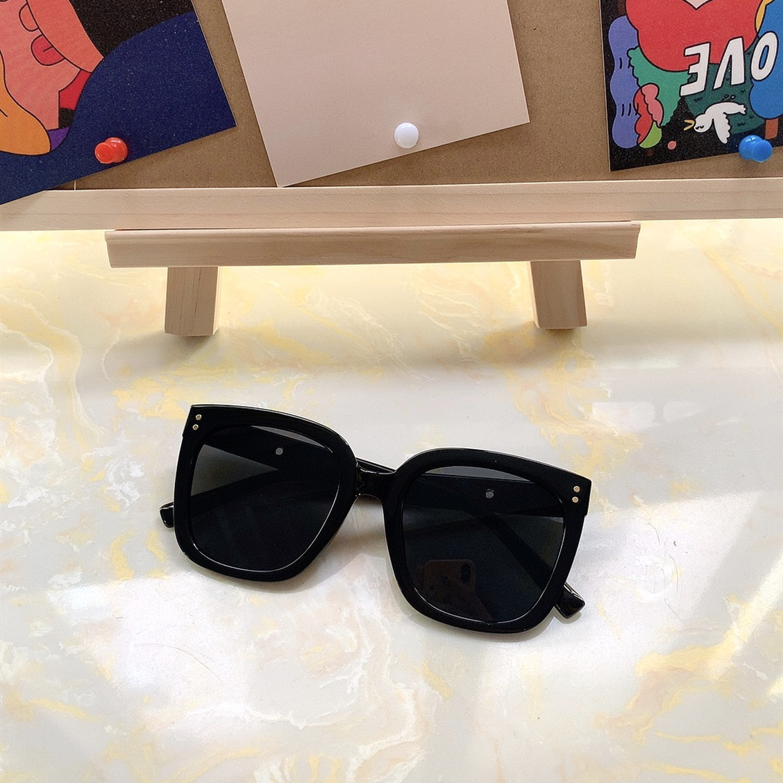 Nueva Jennie gafas de sol caja versátil retro gafas de sol para hombres y mujeres ventas directas de fábrica