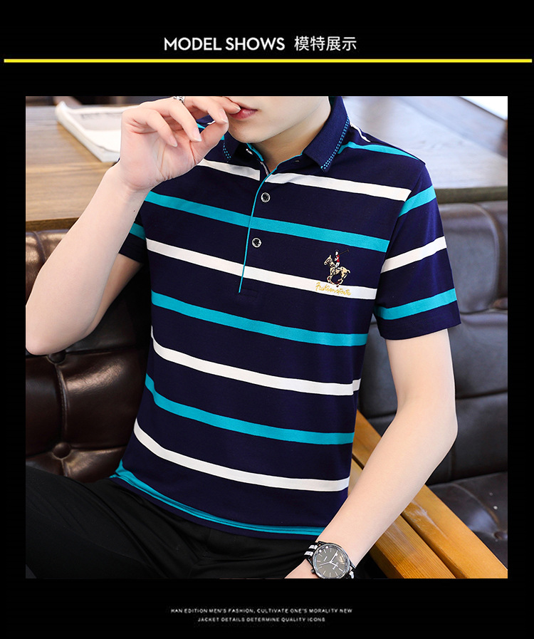 Polo homme en coton - Ref 3442983 Image 13