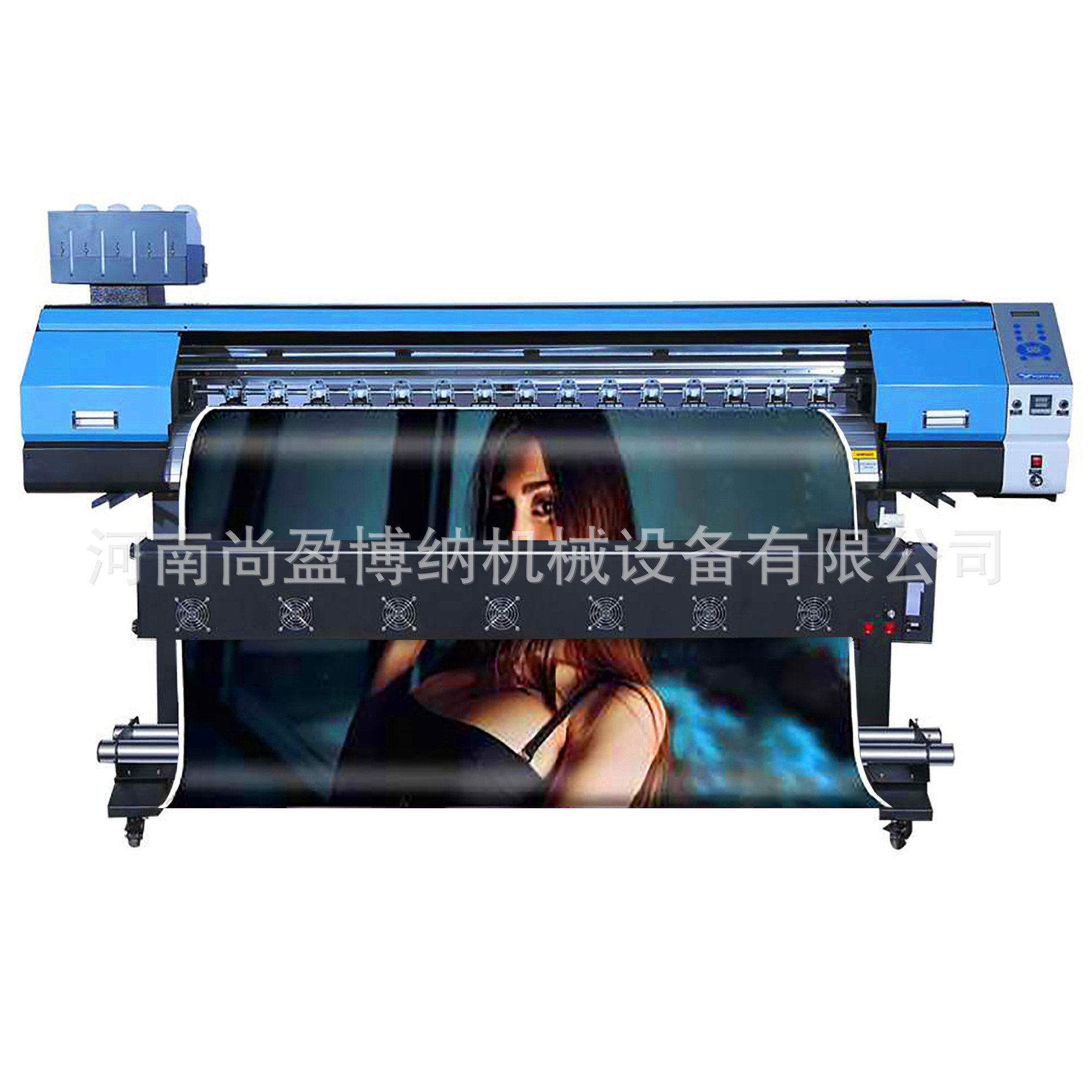 玻璃衣柜移门印花数码UV打印机 PVC UV卷材机 晶瓷画户外写真机
