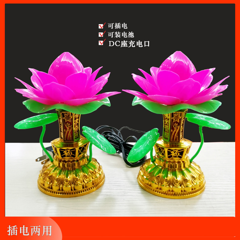 Lotus lamp--plug-in and dual-use.jpg