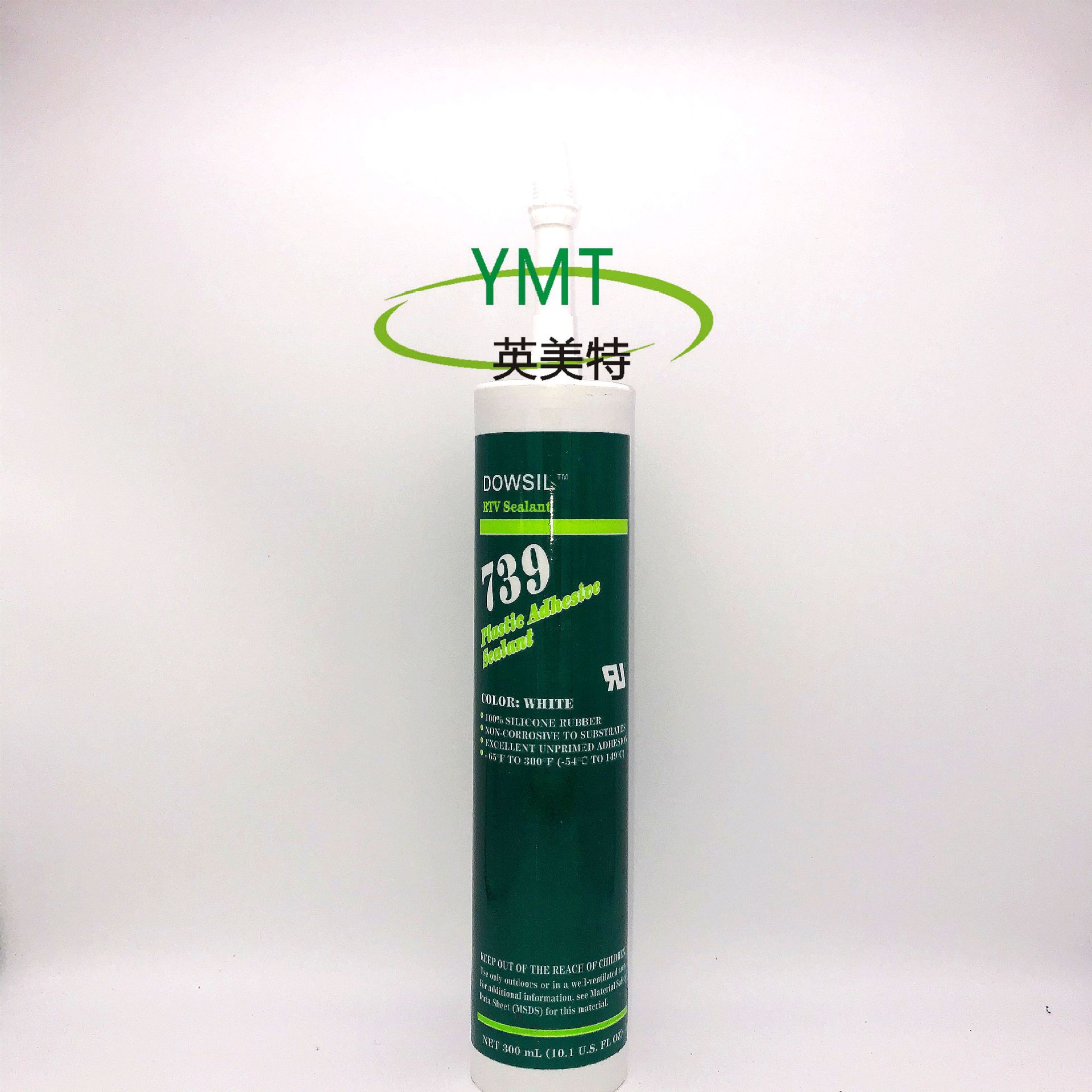 DOWSIL陶熙道康宁739白色高性能单组份硅酮橡胶粘接塑料专用胶