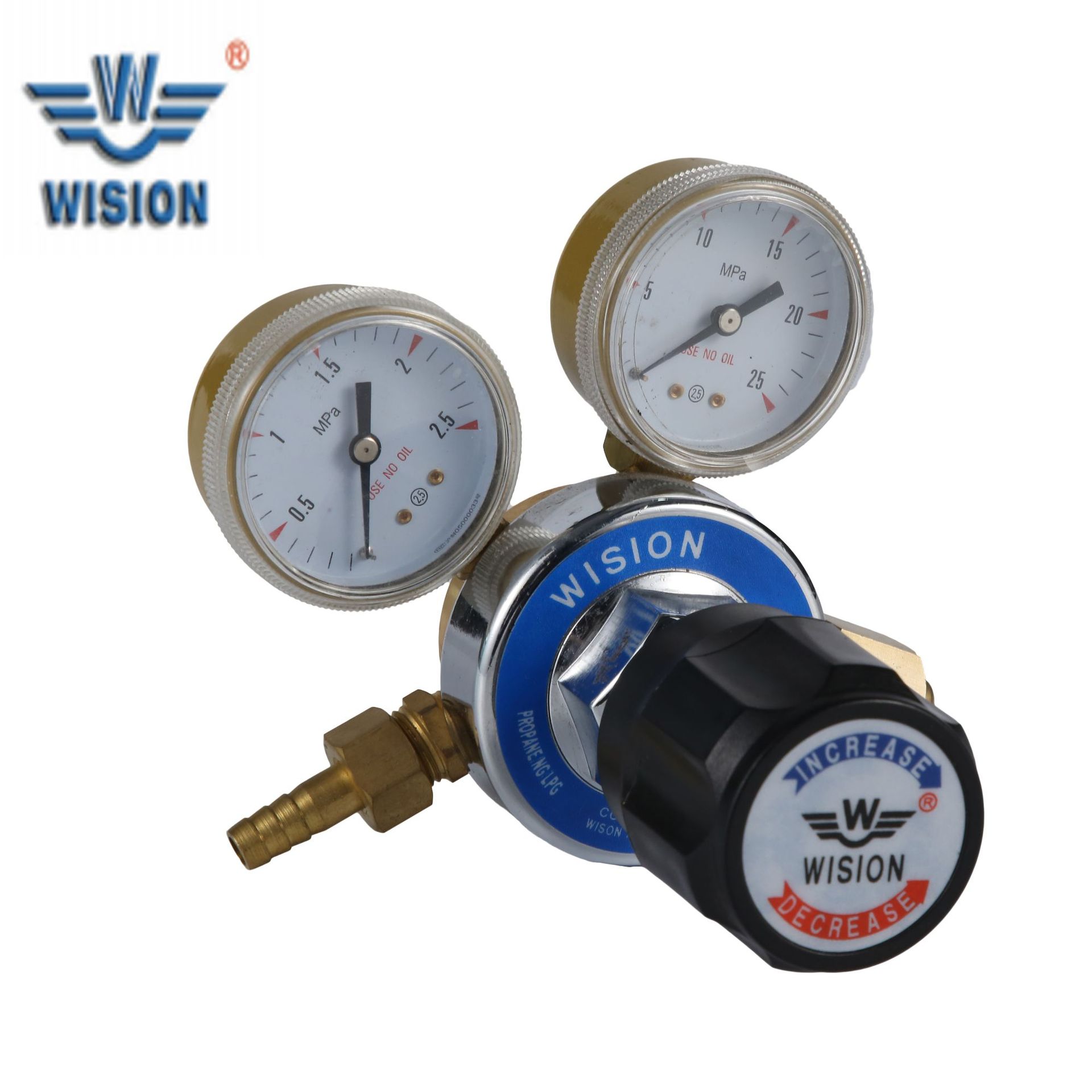 上海沃原自控阀门现货直供黄铜减压阀 丙烷减压器YQW-321