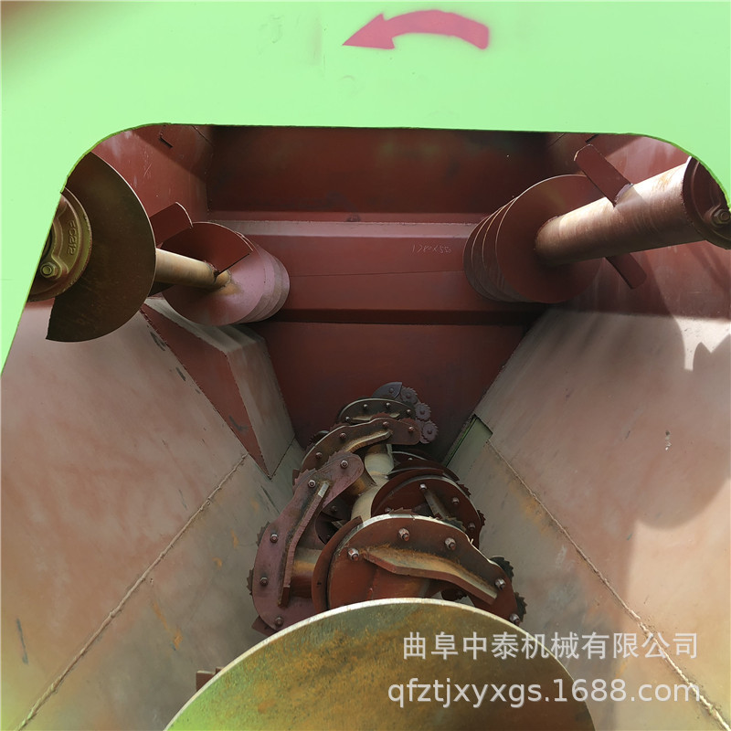 蚌埠合金钢TMR搅拌机 卧式双绞龙搅草机