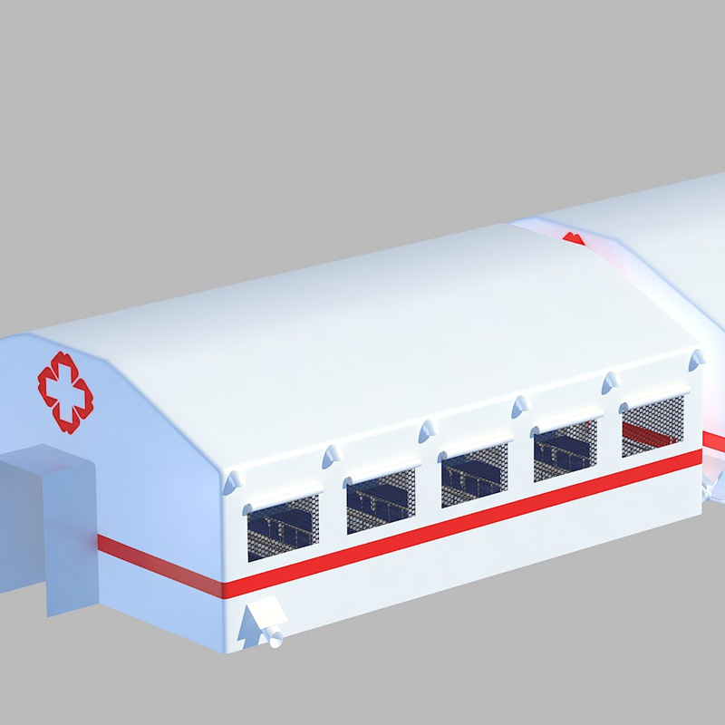方舱医院充气帐篷户外帐篷移动医院 户外医疗检查帐篷